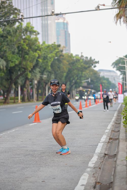 Race photo from KEMLU RUN 2025