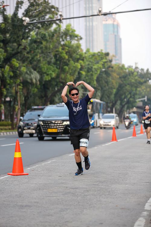 Race photo from KEMLU RUN 2025
