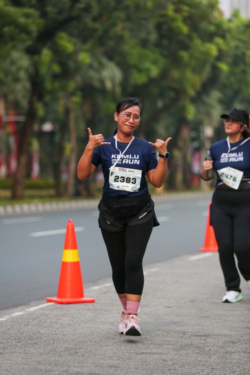 Race photo from KEMLU RUN 2025