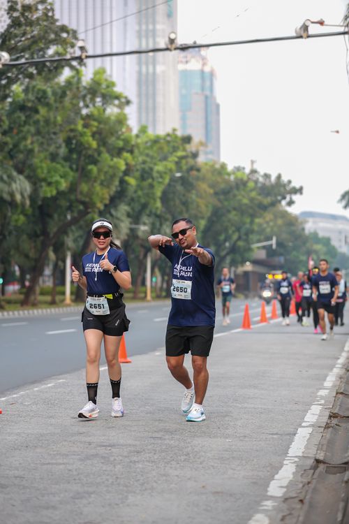 Race photo from KEMLU RUN 2025