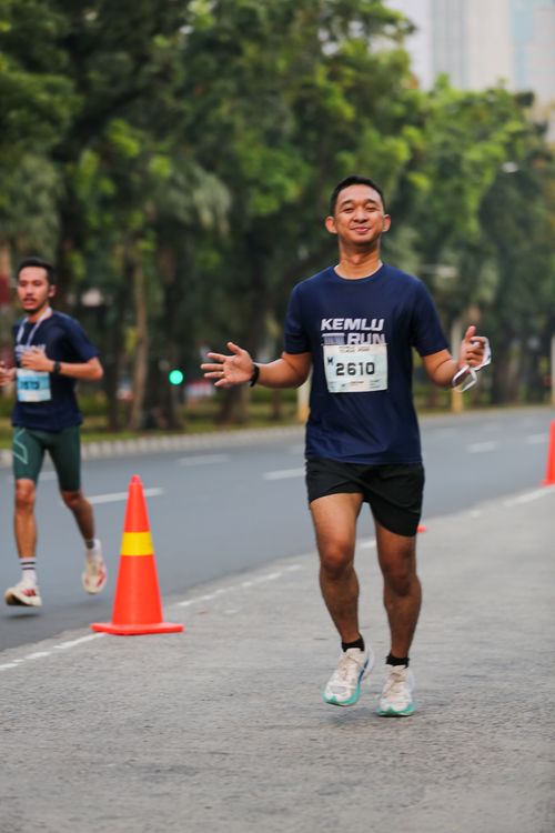 Race photo from KEMLU RUN 2025