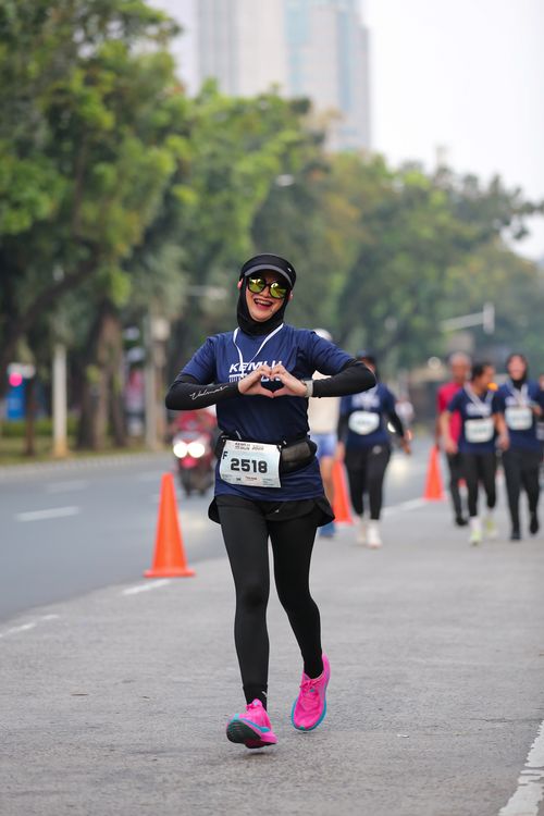 Race photo from KEMLU RUN 2025