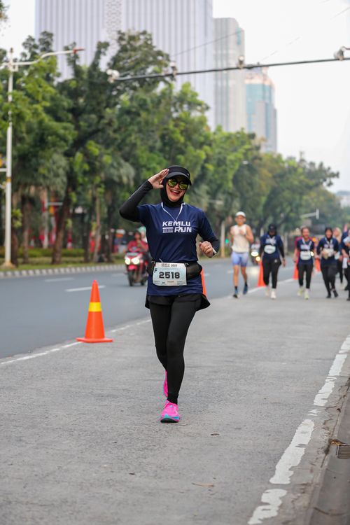 Race photo from KEMLU RUN 2025