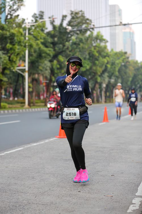 Race photo from KEMLU RUN 2025