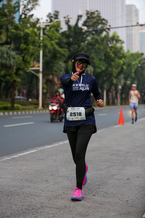 Race photo from KEMLU RUN 2025