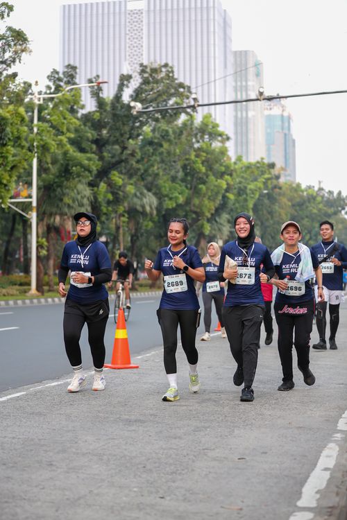 Race photo from KEMLU RUN 2025