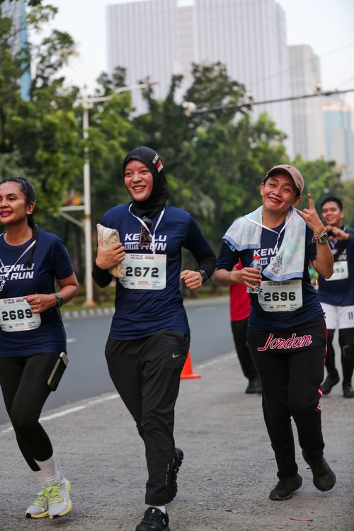 Race photo from KEMLU RUN 2025