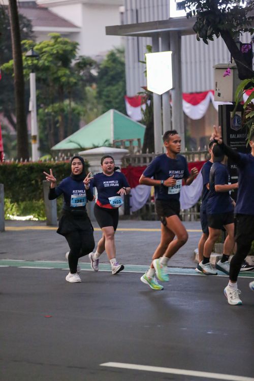 Race photo from KEMLU RUN 2025
