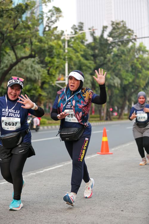 Race photo from KEMLU RUN 2025