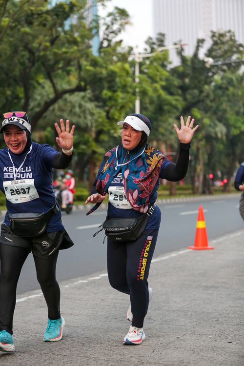 Race photo from KEMLU RUN 2025