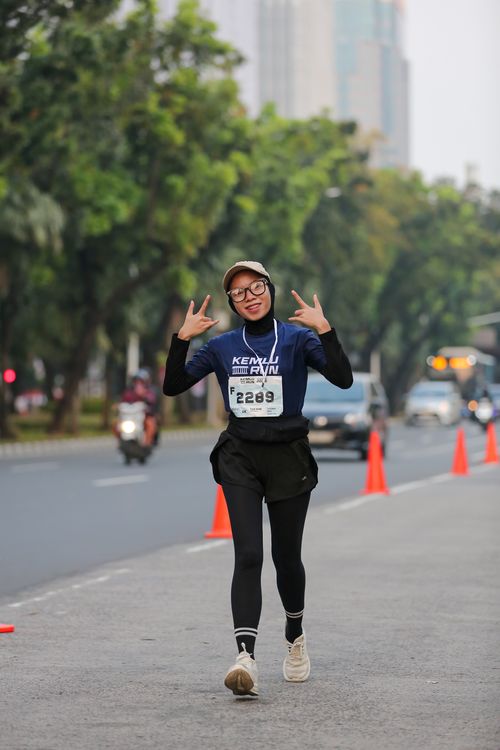 Race photo from KEMLU RUN 2025