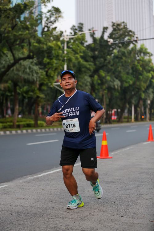 Race photo from KEMLU RUN 2025