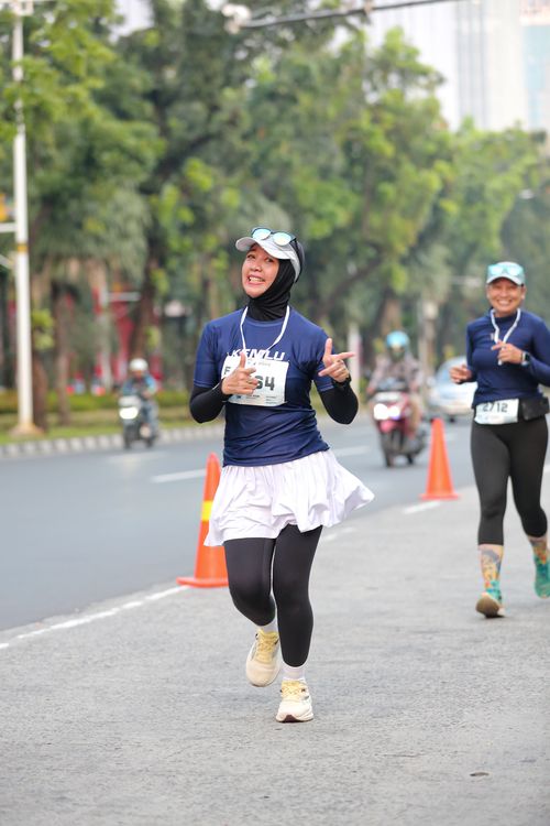 Race photo from KEMLU RUN 2025
