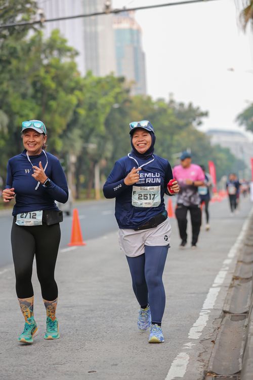 Race photo from KEMLU RUN 2025