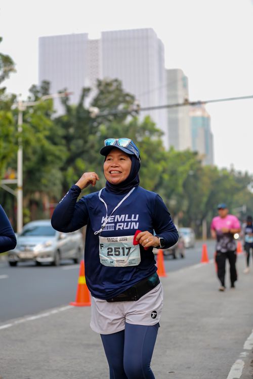 Race photo from KEMLU RUN 2025