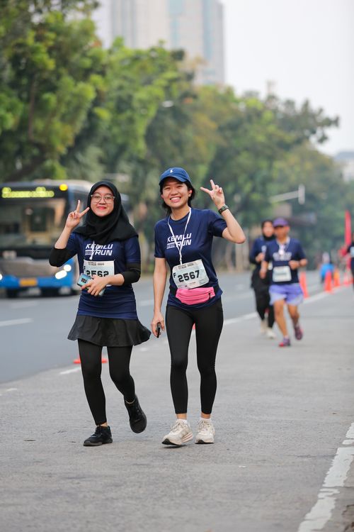 Race photo from KEMLU RUN 2025