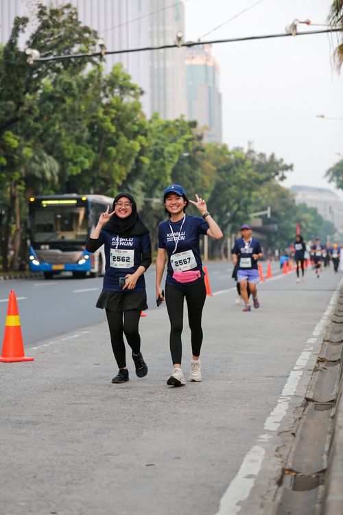 Race photo from KEMLU RUN 2025