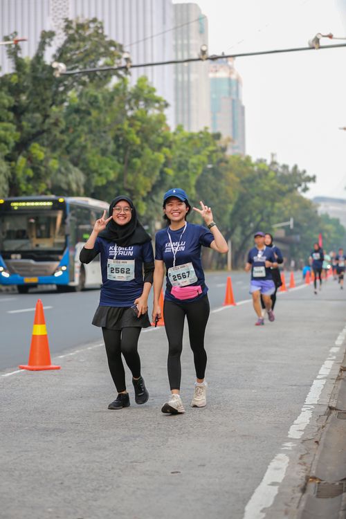 Race photo from KEMLU RUN 2025