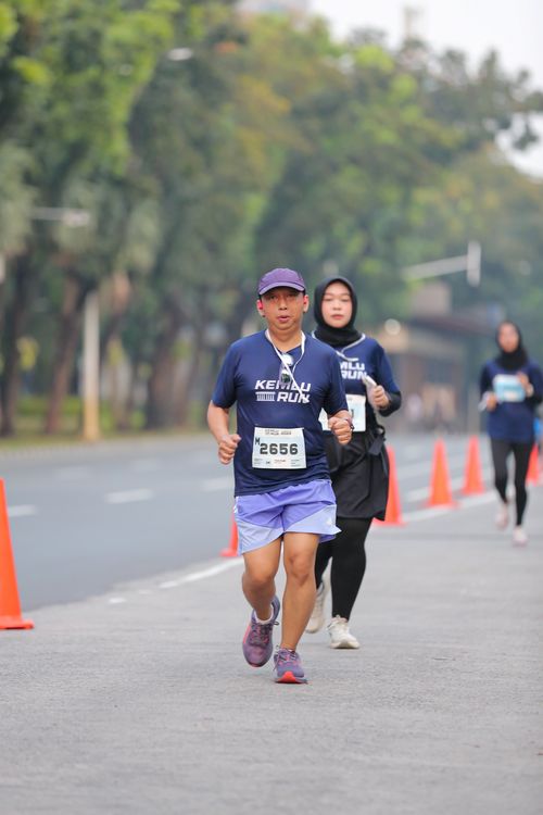 Race photo from KEMLU RUN 2025