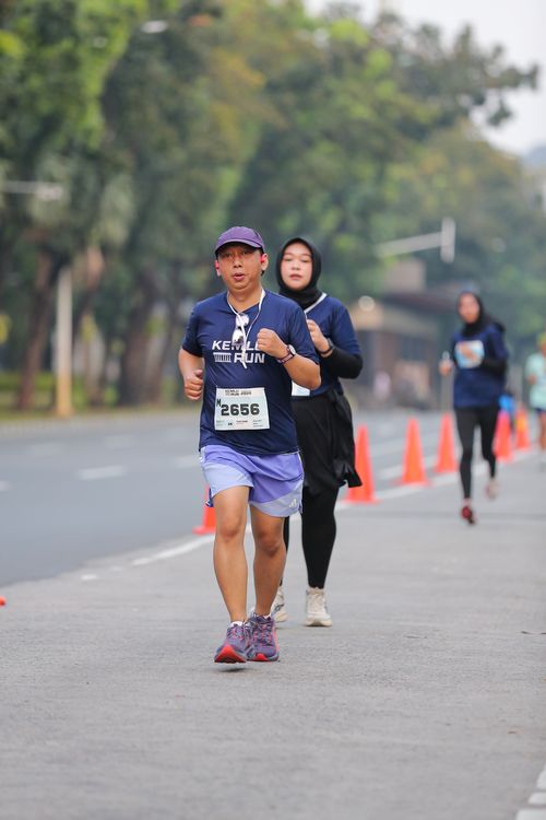 Race photo from KEMLU RUN 2025