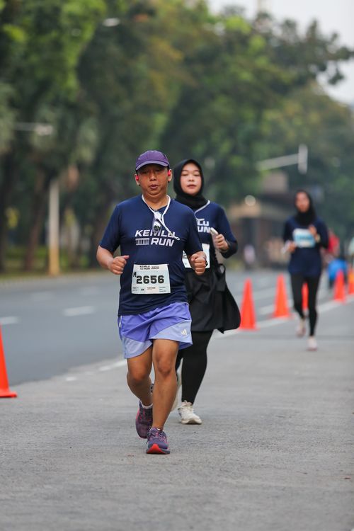 Race photo from KEMLU RUN 2025