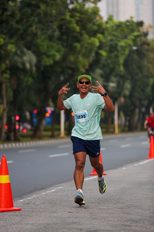 Race photo from KEMLU RUN 2025