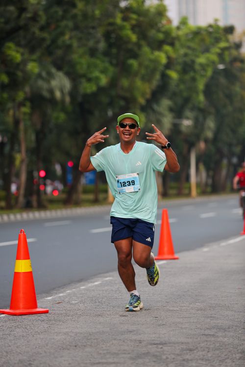 Race photo from KEMLU RUN 2025