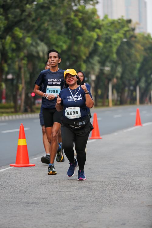 Race photo from KEMLU RUN 2025