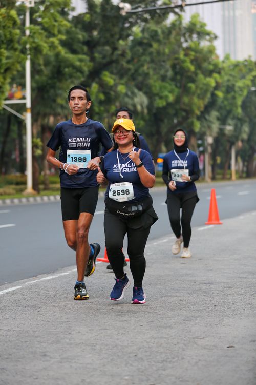 Race photo from KEMLU RUN 2025