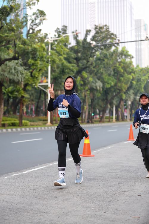 Race photo from KEMLU RUN 2025