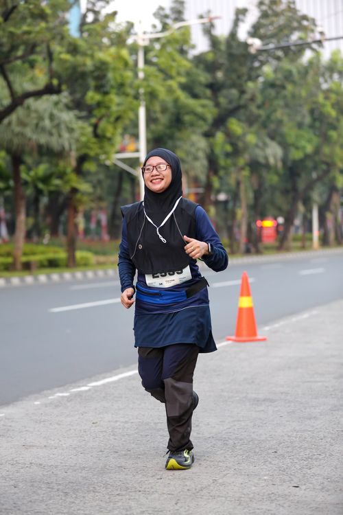 Race photo from KEMLU RUN 2025