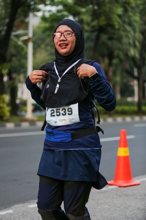 Race photo from KEMLU RUN 2025