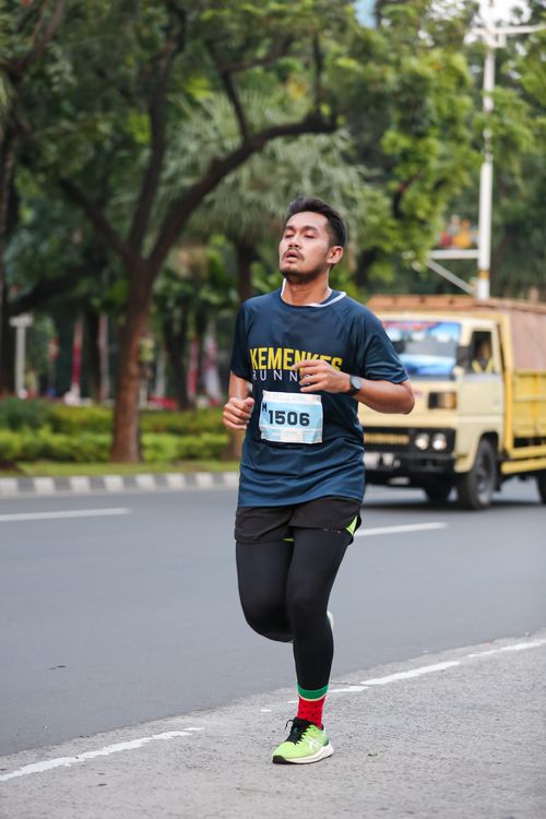 Race photo from KEMLU RUN 2025
