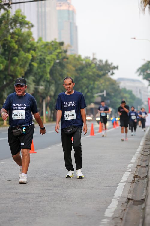 Race photo from KEMLU RUN 2025