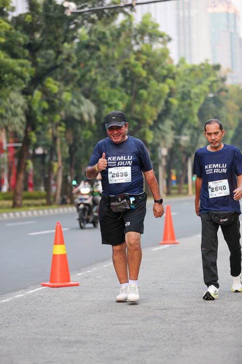 Race photo from KEMLU RUN 2025