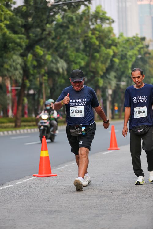Race photo from KEMLU RUN 2025