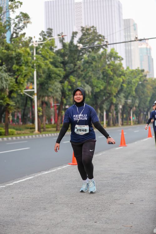 Race photo from KEMLU RUN 2025