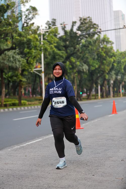 Race photo from KEMLU RUN 2025