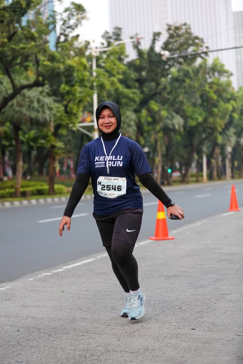 Race photo from KEMLU RUN 2025