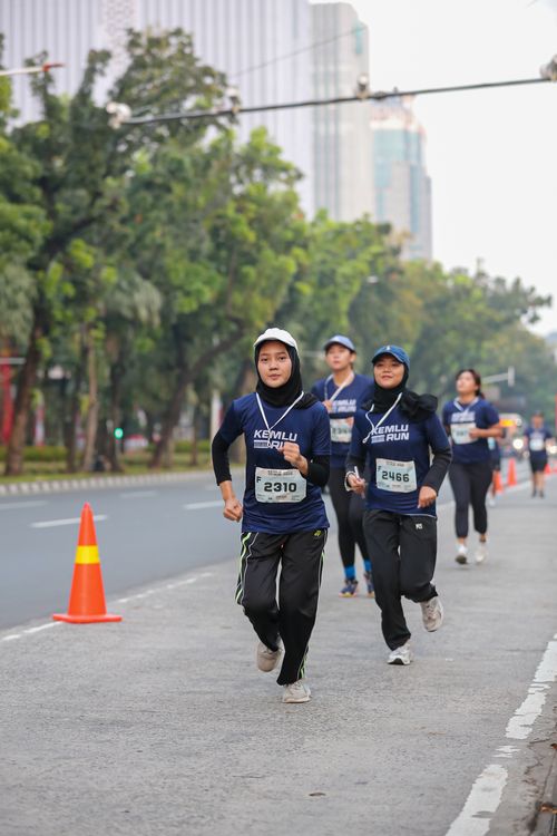 Race photo from KEMLU RUN 2025
