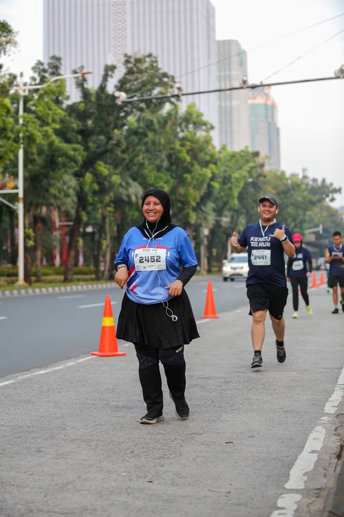 Race photo from KEMLU RUN 2025