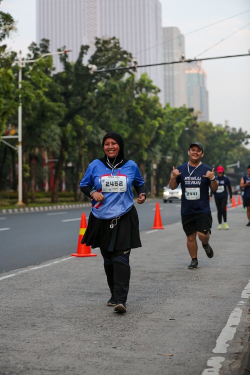 Race photo from KEMLU RUN 2025