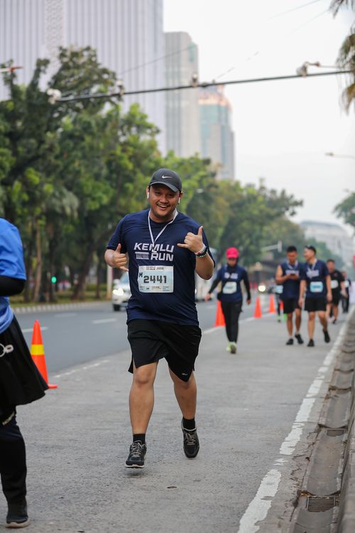 Race photo from KEMLU RUN 2025