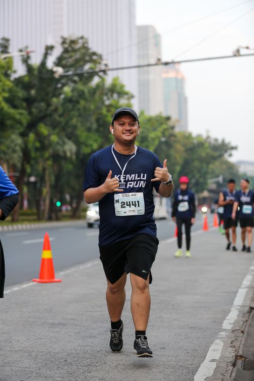 Race photo from KEMLU RUN 2025