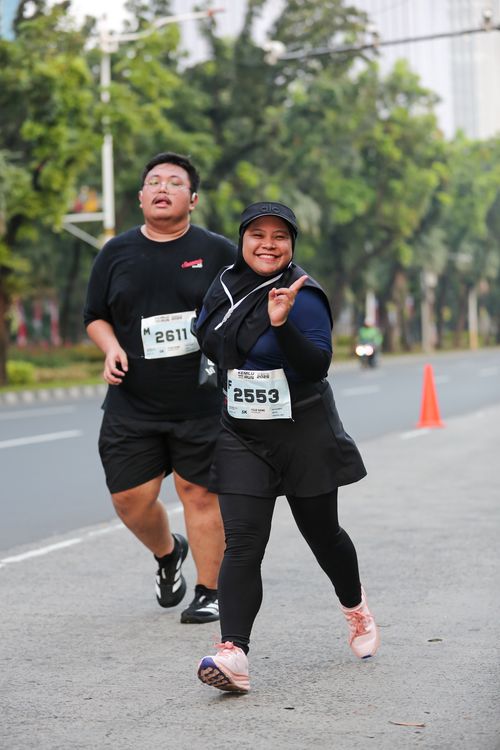 Race photo from KEMLU RUN 2025