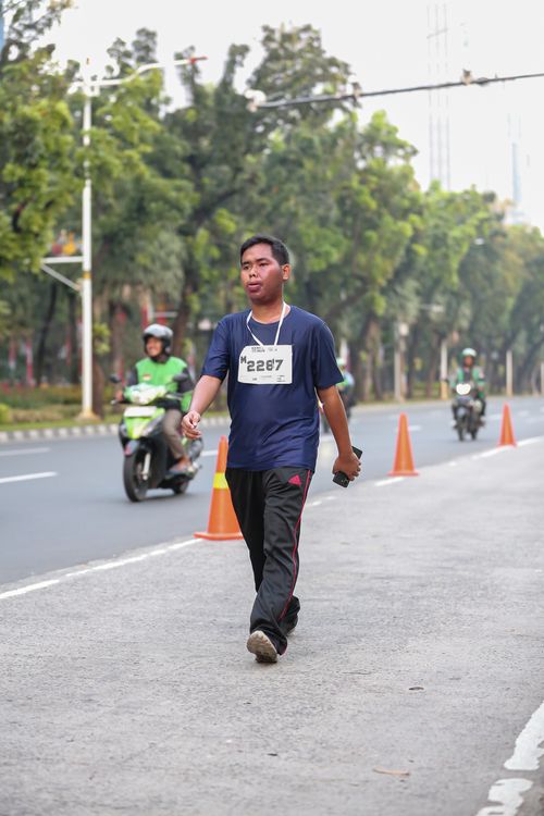 Race photo from KEMLU RUN 2025