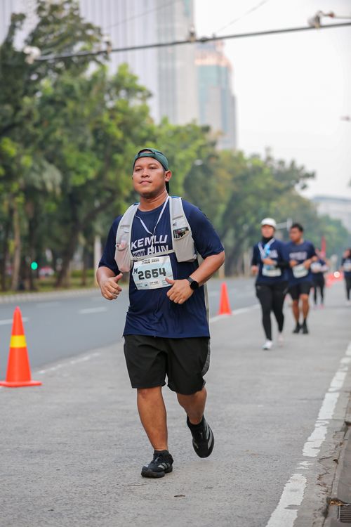 Race photo from KEMLU RUN 2025