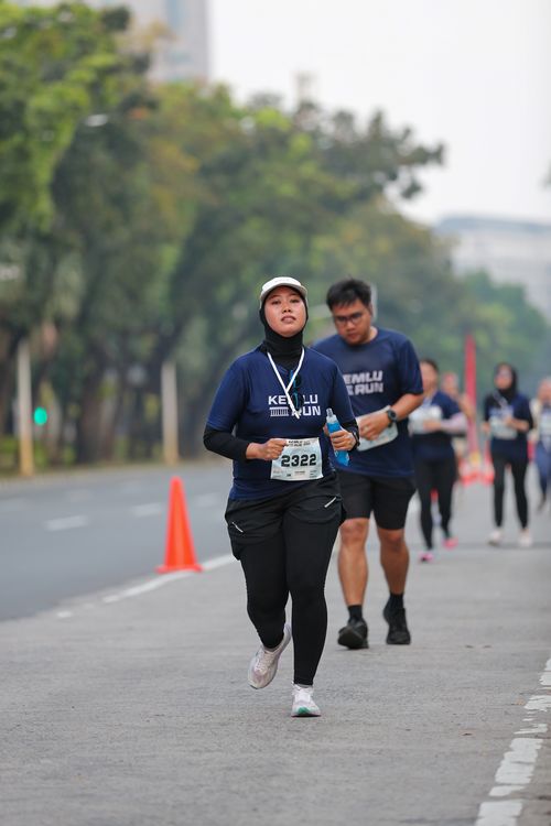 Race photo from KEMLU RUN 2025