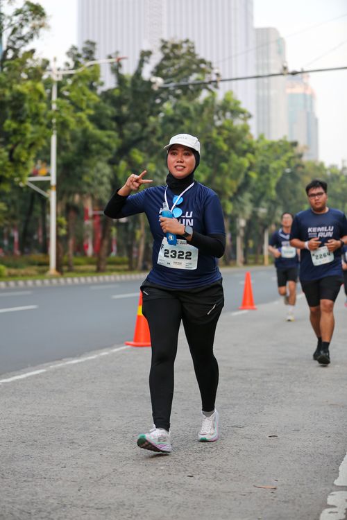 Race photo from KEMLU RUN 2025