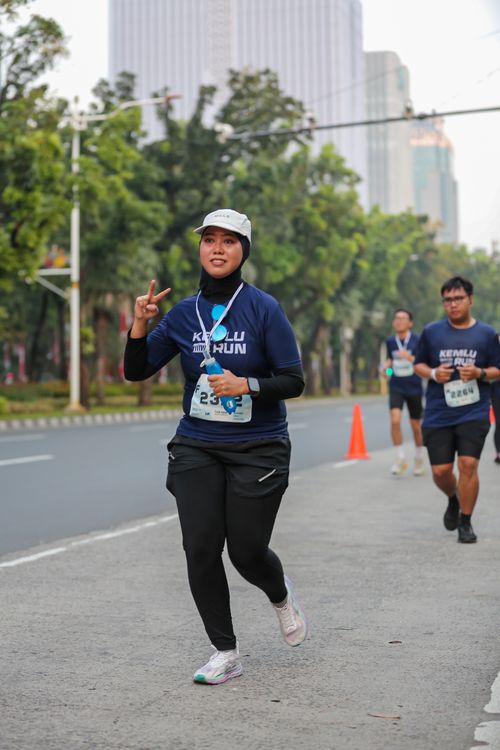 Race photo from KEMLU RUN 2025
